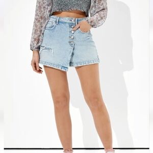 American Eagle Outfitters Light Blue Denim Shorts